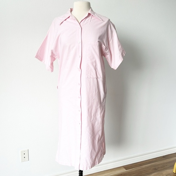 Baw Shop Pink Shirt Dress - Picture 2 of 15